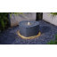 Outdoor Heart-Shaped Fountain Water Feature Decoration - Concrete-Effect Courtyard Pool Landscaping With Lights, Water Pump And Pebbles, Suitable For Terrace, Pond, Courtyard And Home Decoration (, Dimensions: 17.8"H*17.8"L*11.8"W)-243283875