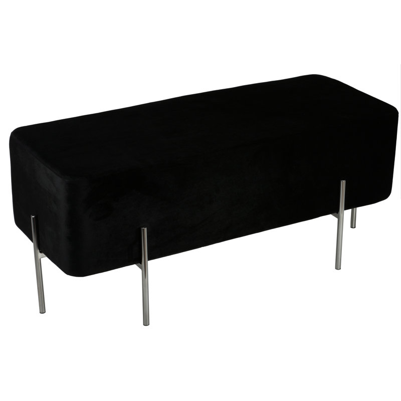 Velvet Upholstered Bench