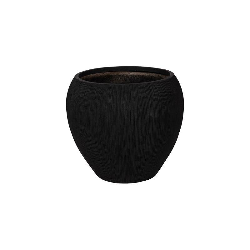 Filament Planter, Black, LG, 21" H x 23" W x 23" D