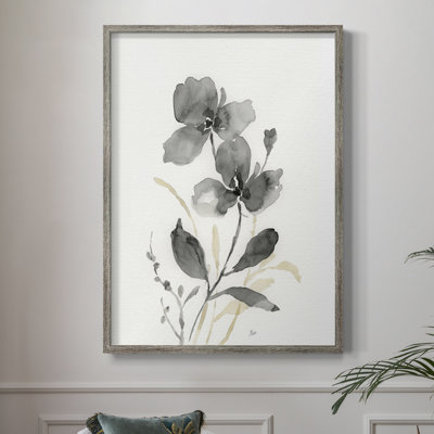 «Elegant Silhouette II», reproduction encadrée - bois massif 48943