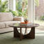 Olin Coffee Table Walnut, Emperado