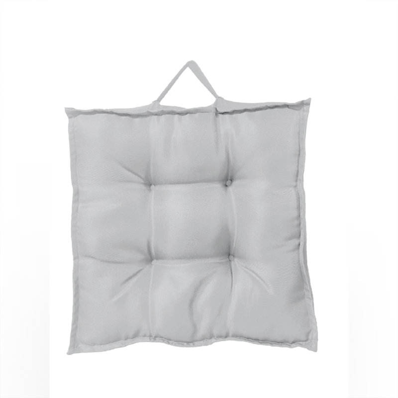 OUTDOOR WATERPROOF BOOSTER CUSHION 45X45 SILVER, Silver