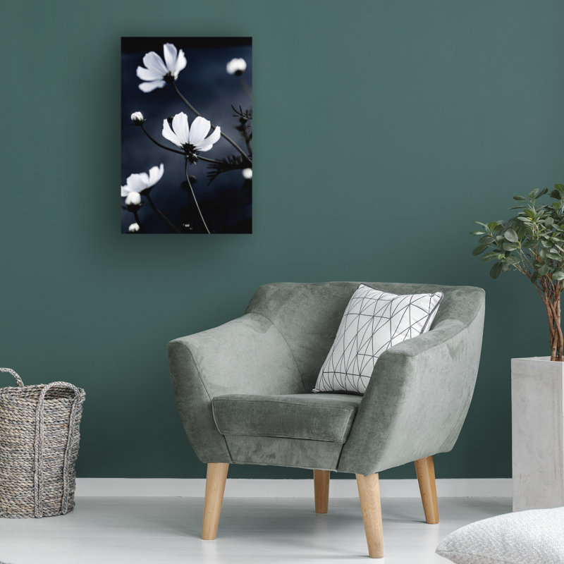 Art sur toile, jolies fleurs sauvages, H 19 po x l 12 po