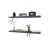 Wall Mounted Grey Living Room Shelf - Adds A Stylish Element To Area Modern Flair Spaces