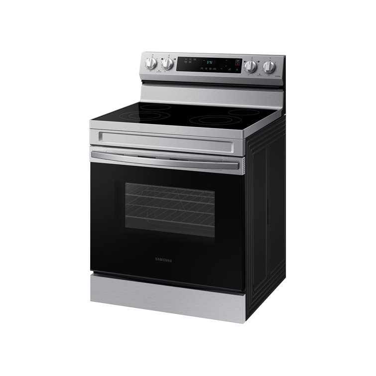 6.3 cu. ft. Smart Freestanding Electric Range with Steam Clean