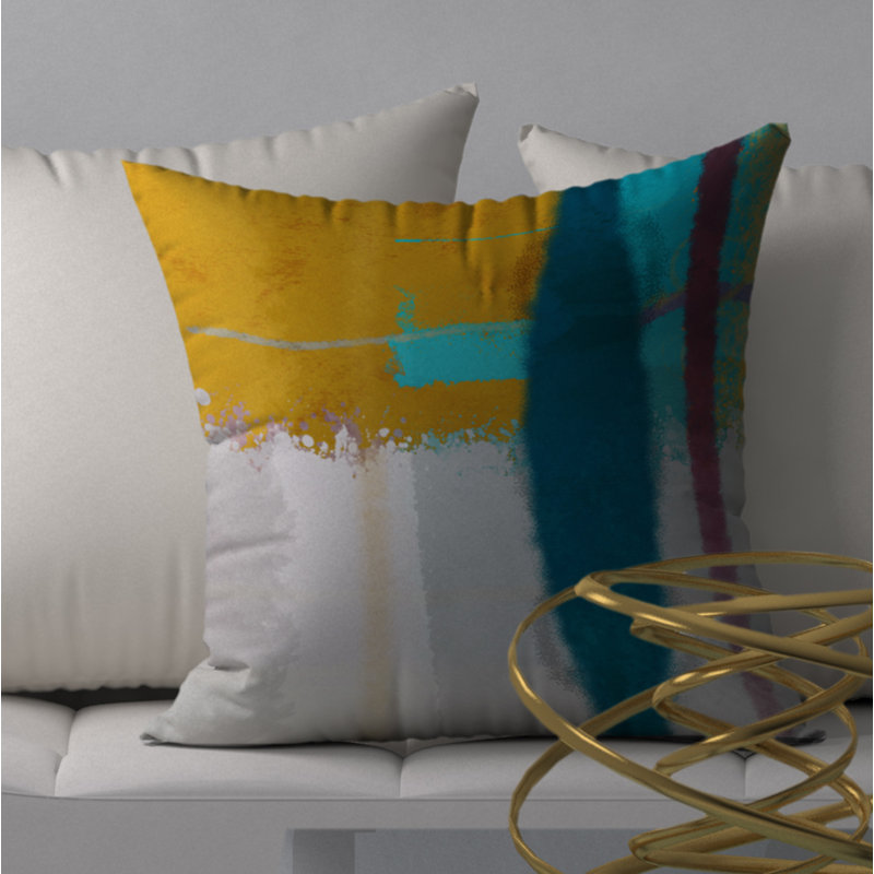 Reversible Throw Pillow, 18" x 18"