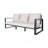 Three-Seat Sofa + Rectangular Coffee Table, Cushions