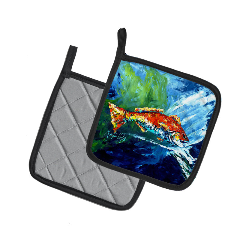 Caroline's Treasures Martin Welch New Artwork Polyester Potholder Set