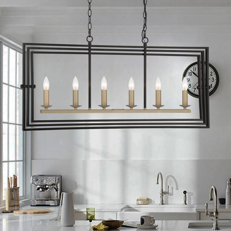 Bardell 6 - Light Kitchen Island Chandelier