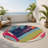 Neon Streams Indoor And Outdoor Area Rug-626866422