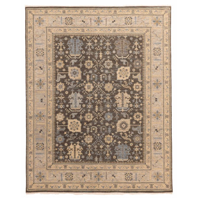 Jamshidpour Brown Rug 8'2" x 10'3"