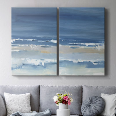 Coastal Colors I-Premium Gallery Wrapped Canvas -Ready to Hang