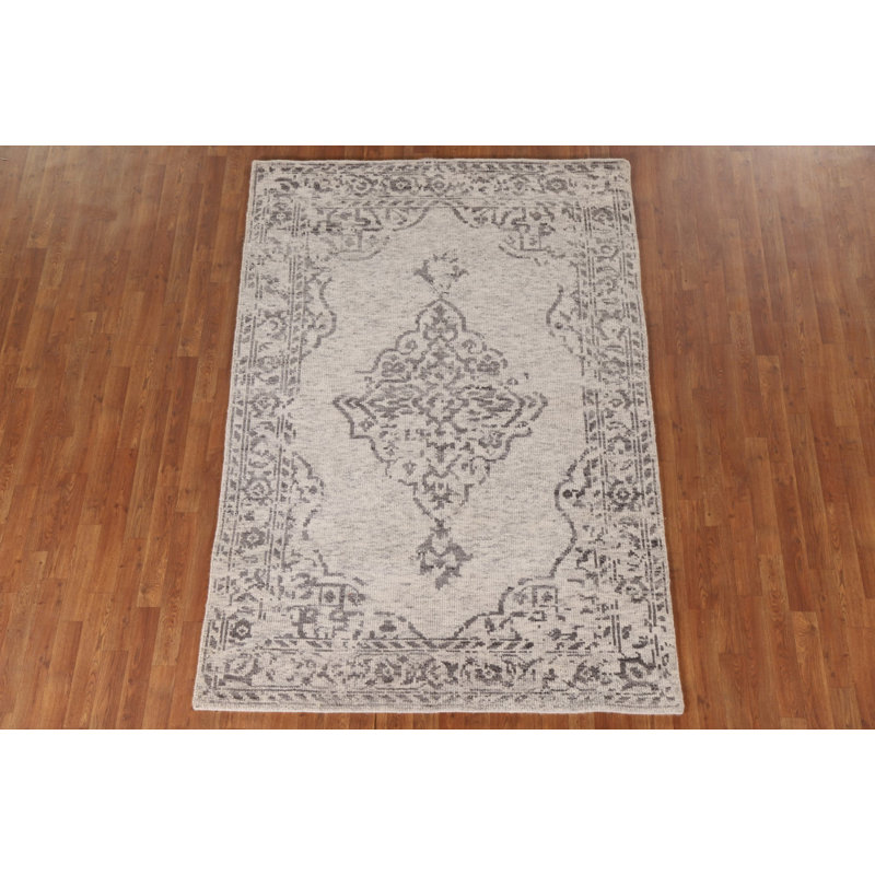 Tapis géométrique marocain fait à la main 5 x 8