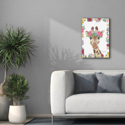 Bungalow Rose «Flower Friends 2» par Emily Adams, art mural sur toile