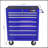 7 DRAWERS MULTIFUNCTIONAL TOOL CART WITH WHEELS-BLUE-1986955152