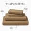 Ensemble de draps en bambou ultra doux - ensemble de 4 pièces - infroissable - feuilles de refroidissement avec poches profondes-612286708-612286715