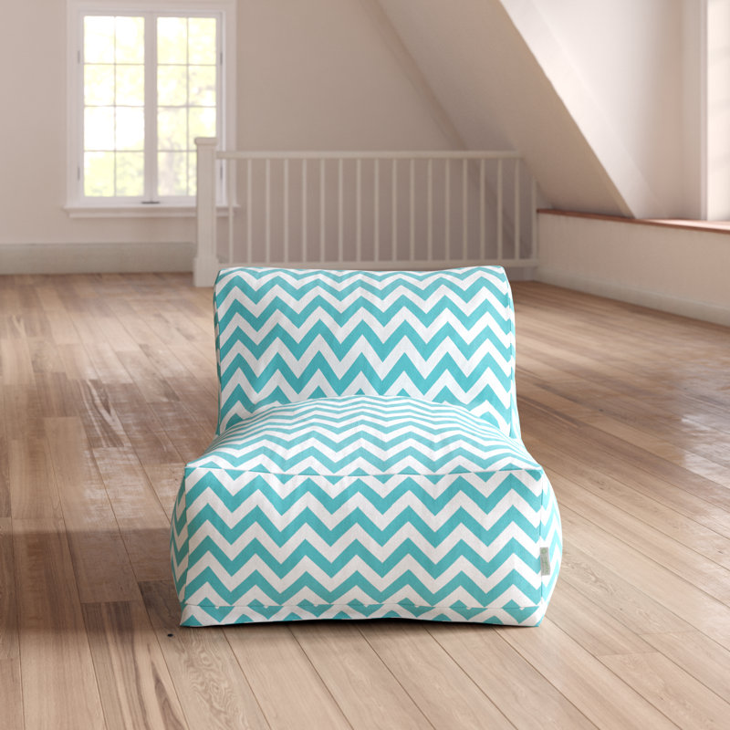 Polyester Outdoor Friendly Bean Bag Chair & Lounger, Teal