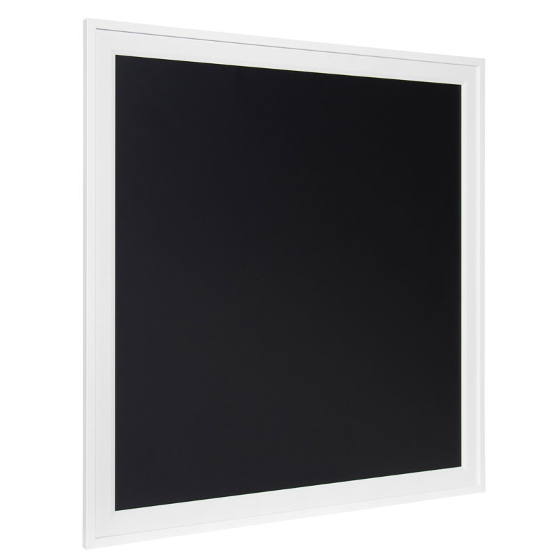 Tableau noir magnétique mural Perin, 31,5 po x 31,5 po, Blanc