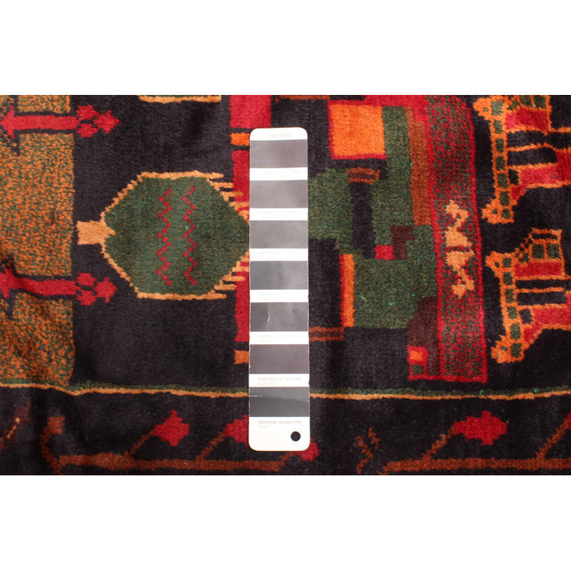 Rizbaft Black Rug 3'5" x 5'11"