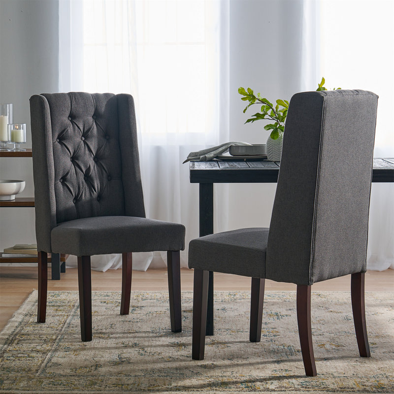 Chaise de salle à manger (table non incluse), Brun, Marron foncé