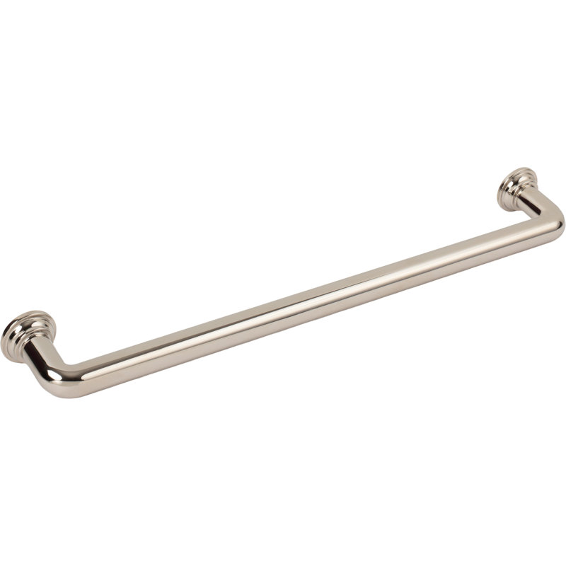 Davis Bar Pull, 18", Polished Nickel