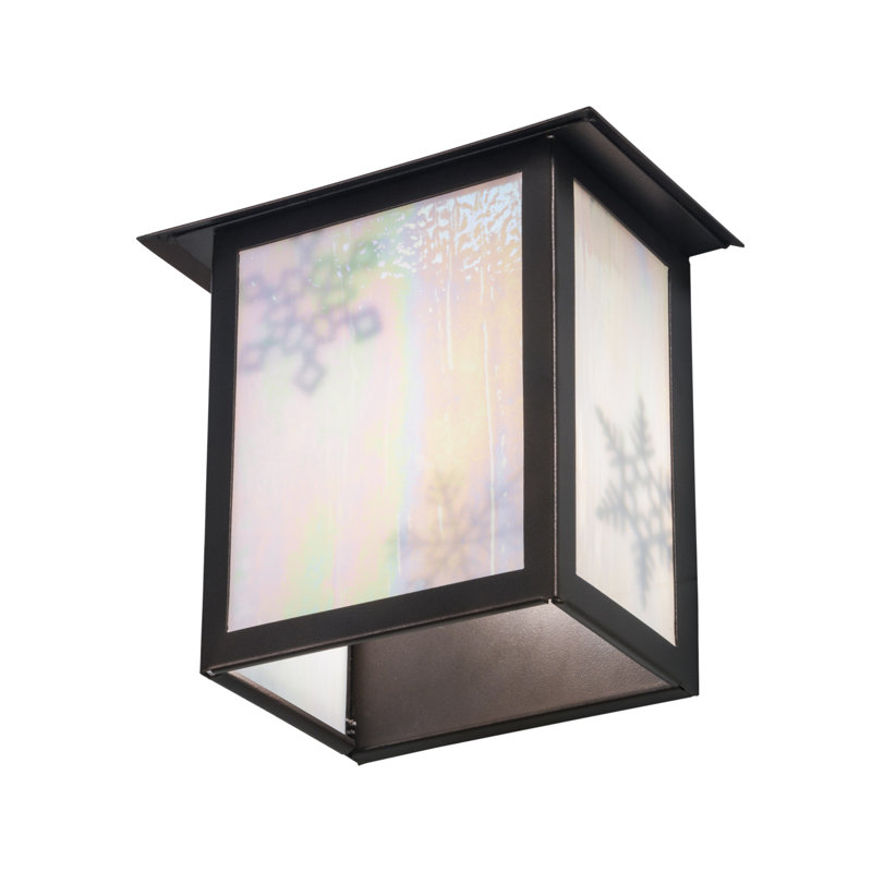 Snowflake - Light Outdoor Bulkhead Light