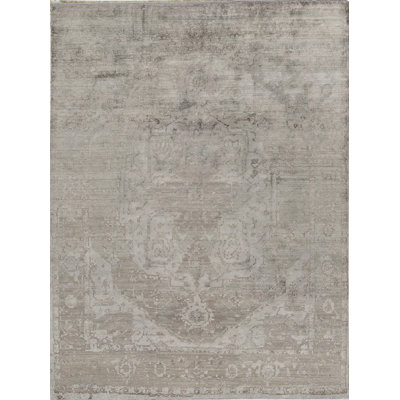 Windsom Oriental Area Rug in Light Gray