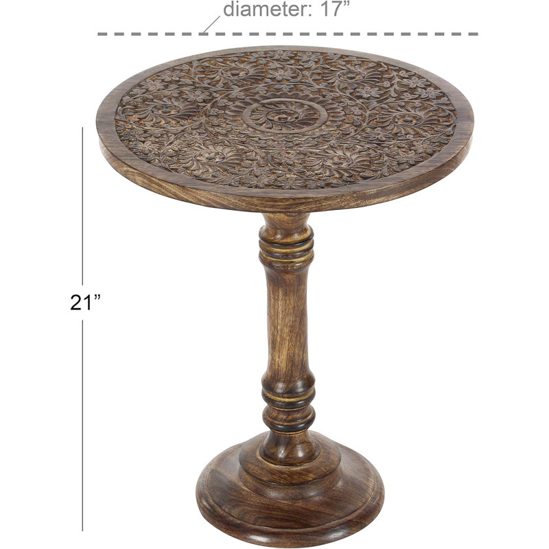 Handmade Table With Rotating Base
