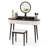 Kiree 4-Drawer Lighted Mirror Vanity Set with Stool -962501788