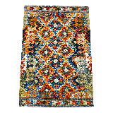 Kilim coloré à la main 3 po 4 po x 4 po 10 po