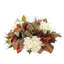 Fall Candleholder Centerpiece with Hydrangeas and Thistle