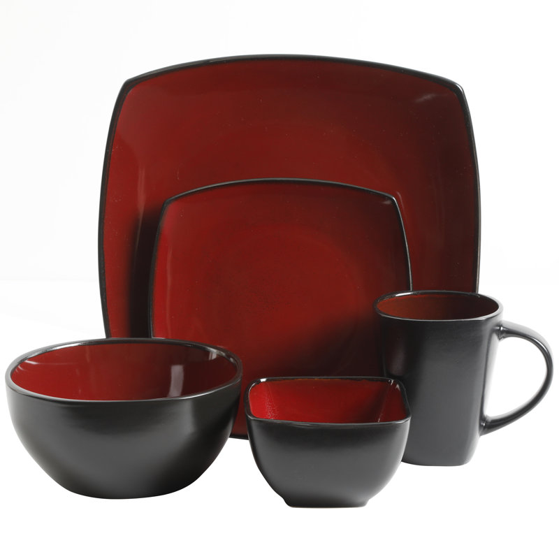 Gibson Soho Lounge Red 40 Piece - 128138.40R