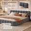 Upholstered Double Bed with Unique Mattress Design-1217427851-1219028953