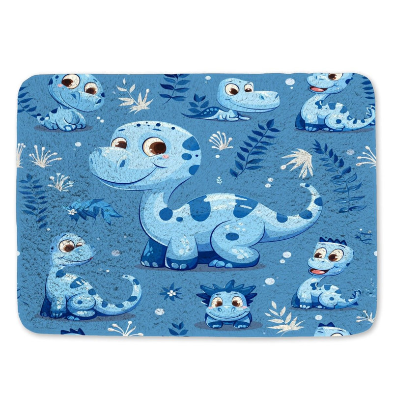 Tapis de bain en microfibre / microsuède Darlynn, L 17 po x L 24 po