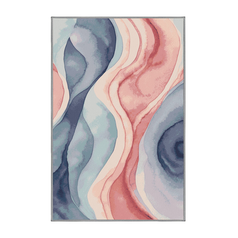 Sunset Pool Rug, Rectangle 6' x 9'