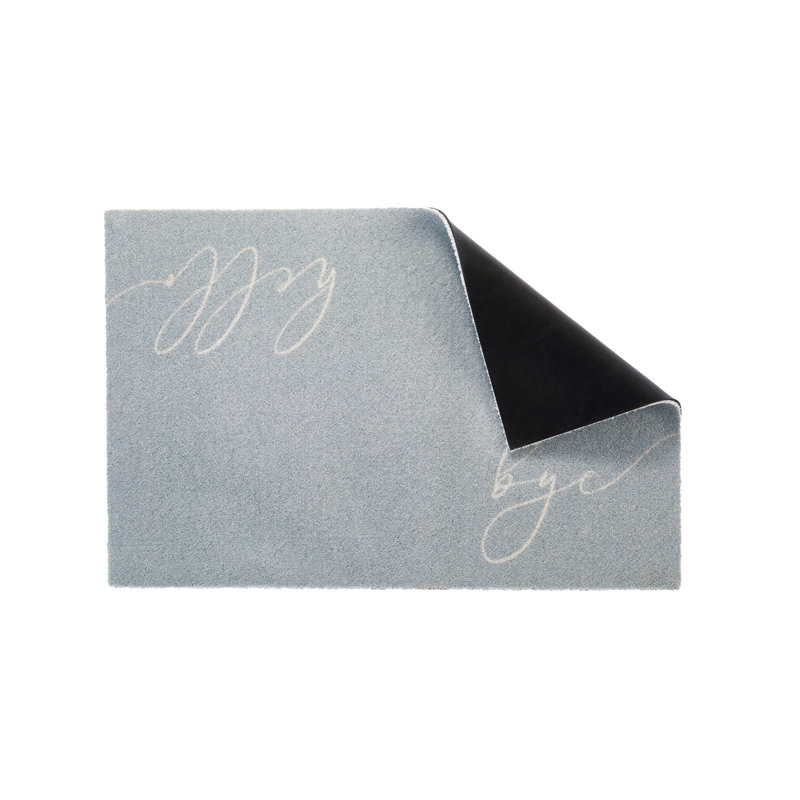 Hello Bye Non-Slip Door Mat, 40cm W x 60cm L