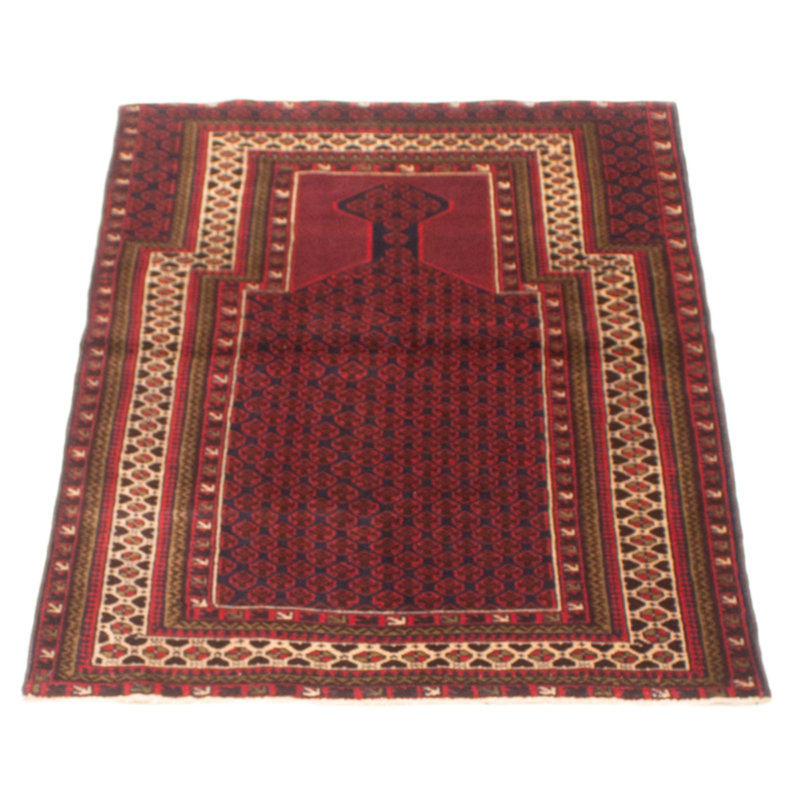 Teimani Red Rug 3'1" x 4'11"