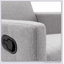 Fauteuil inclinable et pivotant avec fauteuil berçant moderne-1708057250