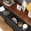 Armoire poubelle double inclinable Farmhouse Blue-998306868