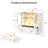 27'' Tall Display Cabinet With Acrylic Doors And LED Lights-961092845