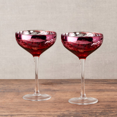 Bloom Champagne Saucers