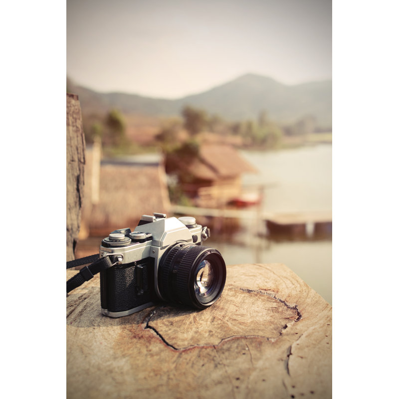 Vintage Camera by Phiwath Jittamas - Wrapped Canvas Print, 91cm H x 61cm W