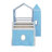 Twin Size Loft Bed With Slide And Tower-1266180090