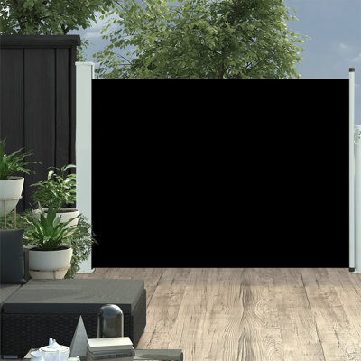 Dakota Fields 500cm W x 0cm D Fabric Cover Motorised Retractable Side Awning