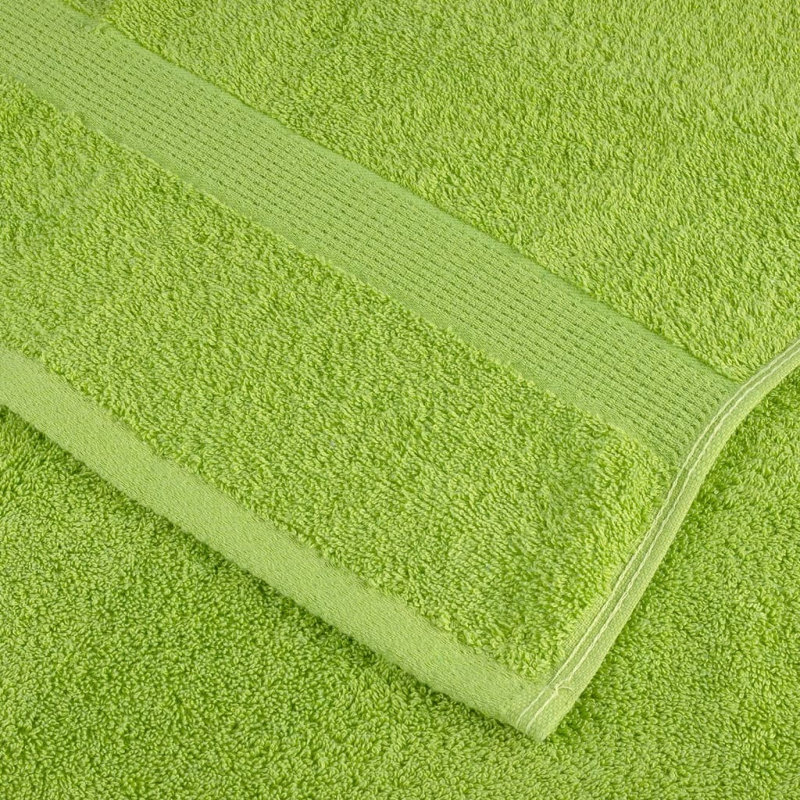 Premium Shower Towels SOLUND 4Pcs 600Gsm, Apple Green, Hand Towels - 4 Pack