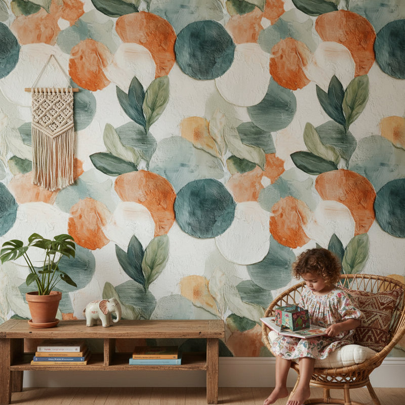 Geometric Wallpaper Modern Removable Textured Wall