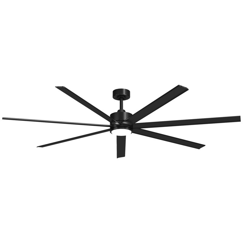 Aluminum Alloy Ceiling Fan With Light, 72"