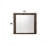 Elettra Rustic Walnut Finish Mirror