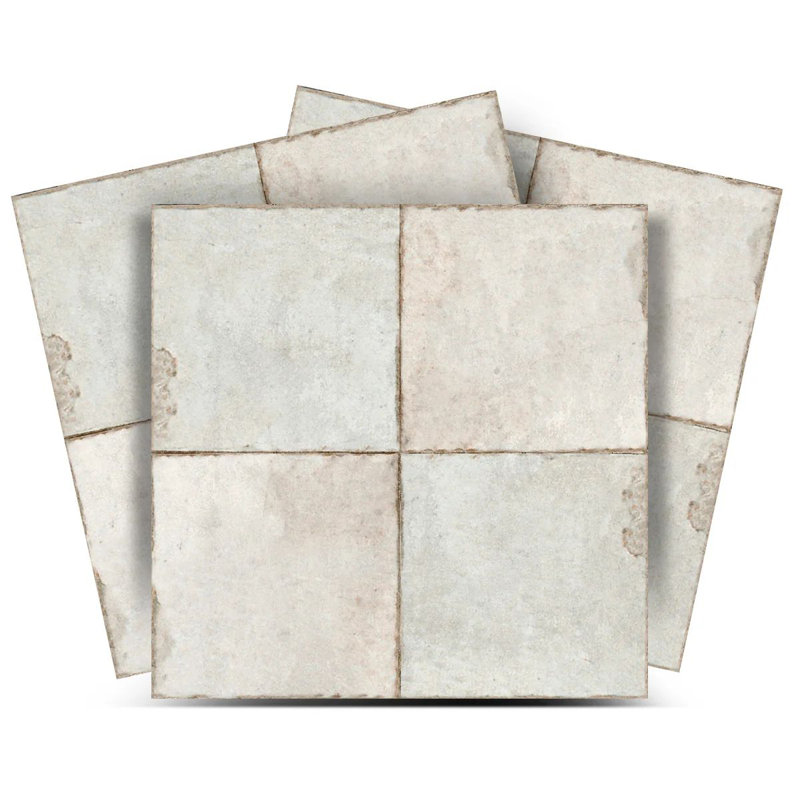 Carreau de mosaïque auto-adhésif en vinyle de couleur unie 5 po x 5 po