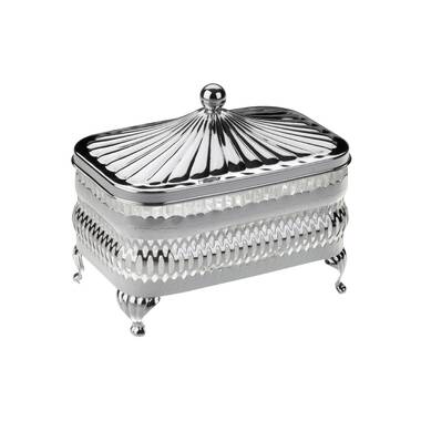 English Silver Plated Queen Anne Condiment Holder